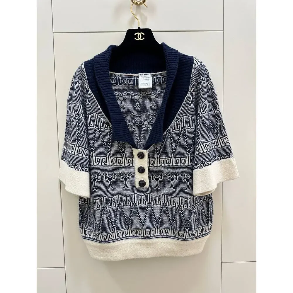 Chanel Cashmere Knit Set Sz.38